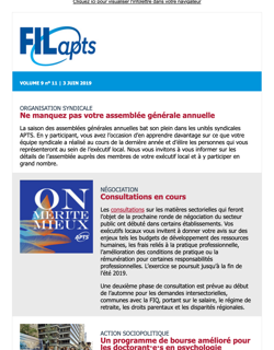 FIL@pts | vol. 9 no 11 Aux urnes, syndiqué·e·s