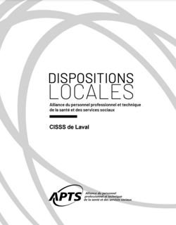 Dispositions locales du CISSS de Laval