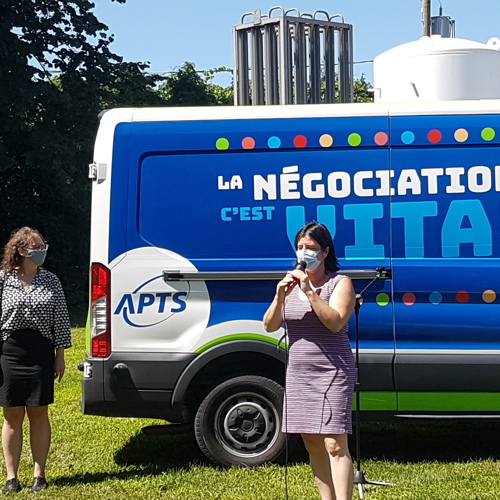 La tournée nationale estivale de l’APTS s’arrête à Laval - APTS La tournée nationale estivale de l’APTS s’arrête à Laval - APTS