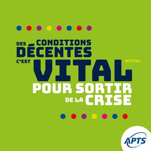 Image COVID-19 | Les membres de l’APTS manifestent à Ville-Marie pour des conditions décentes, vitales pour sortir de la crise