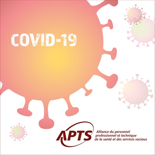 Image COVID-19 | L’APTS offre sa collaboration pour mettre en œuvre les directives de la Santé publique