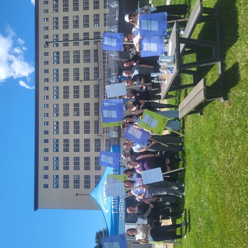 Manifestation devant l’hôpital de Rivière-Rouge | l’APTS dénonce l’état inacceptable des bâtiments du réseau de la santé et des services sociaux des Laurentides - APTS