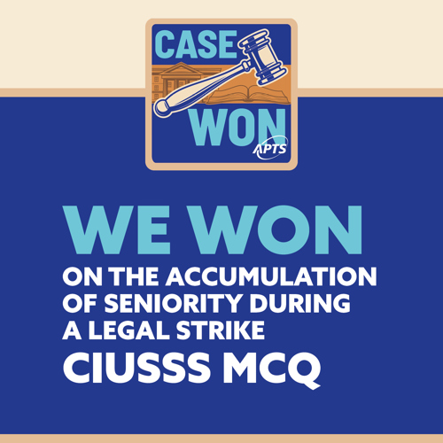 APTS wins its case on accumulating seniority during a strike - APTS APTS wins its case on accumulating seniority during a strike - APTS