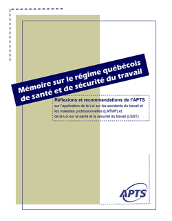 Mémoire sur le régime québécois de santé et sécurité du travail (2010)