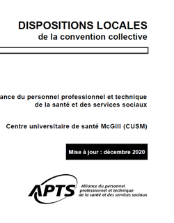 Dispositions locales du CUSM
