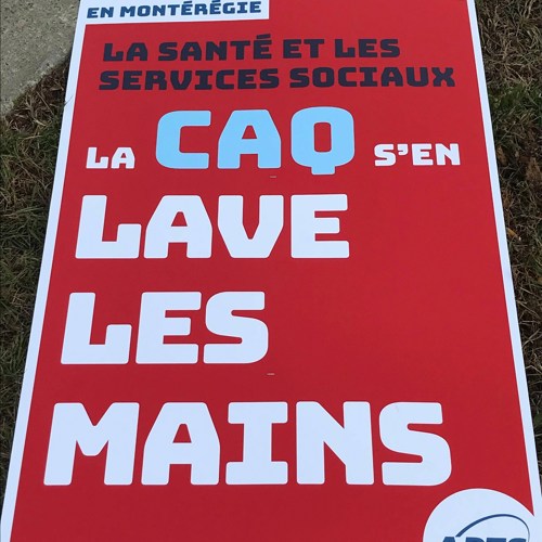 Image CAQ MNAs refuse to meet with spokespersons of professionals and technicians employed in the health and social services system