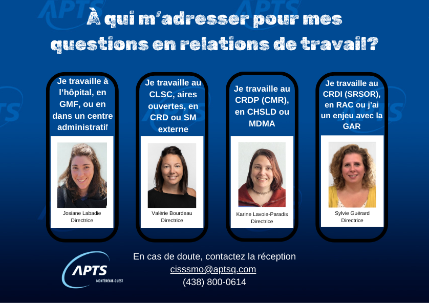 Photo CISSS Montérégie-Ouest - APTS