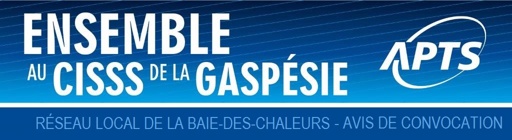 Événement du 08.04.2021 - CISSS Gaspésie