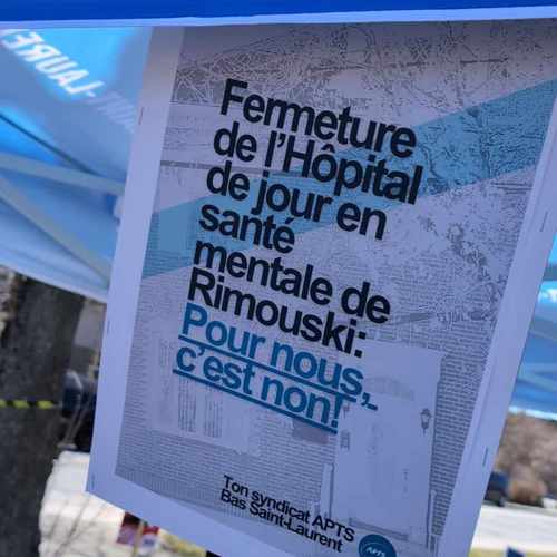 L'APTS mobilisée pour la sauvegarde de l'hôpital de jour en santé mentale de Rimouski - APTS L'APTS mobilisée pour la sauvegarde de l'hôpital de jour en santé mentale de Rimouski - APTS