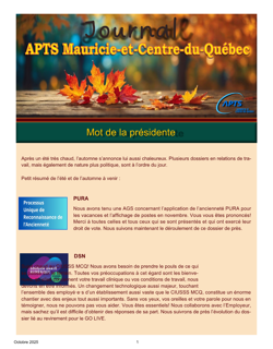 Journal APTS MCQ - Octobre 25 Journal APTS MCQ - Octobre 25