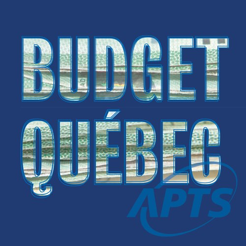 2021 Québec budget | Nothing to improve working conditions  for professionals and technicians battling COVID for the past year - APTS
