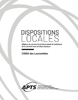 Dispositions locales APTS Laurentides