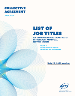 List of job titles, job descriptions and salary rates and scales for Class 4
