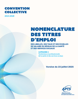 Nomenclature des titres d'emploi catégorie 4 - 2023-2028