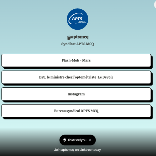 Image Lien linktr.ee pour voir plus de contenu ! - APTS Image Lien linktr.ee pour voir plus de contenu ! - APTS
