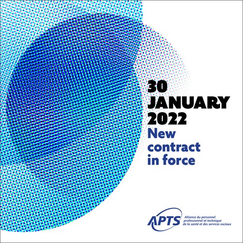 Image Public-sector contract talks | APTS signs its new collective agreement