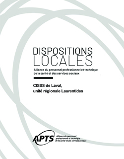 Dispositions locales du CISSS de Laval-Laurentides Labos