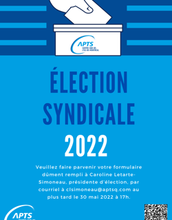 Élection syndicale 2022 Élection syndicale 2022