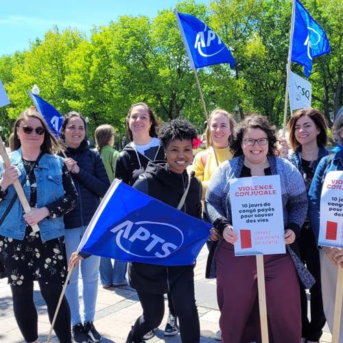 Violence conjugale | 10 jours de congé payés pour les victimes, c’est un minimum - APTS Violence conjugale | 10 jours de congé payés pour les victimes, c’est un minimum - APTS