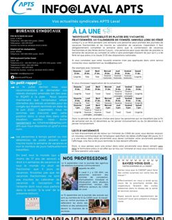 Info@Laval numéro 10 Info@Laval numéro 10