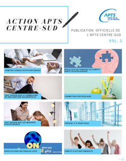 Journal Action APTS Centre-Sud Volume 2 Journal Action APTS Centre-Sud Volume 2