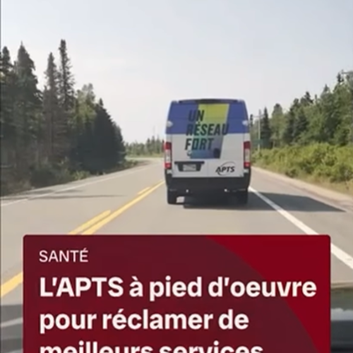 L'APTS a pied d'oeuvre pour réclamer de meilleurs services  - APTS