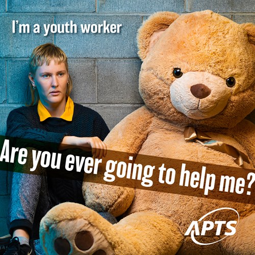 Day of action for youth centres | Youth workers cry out for support: “Are you ever going to help me?” - APTS