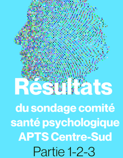 Résultats du sondage comité santé psychologique APTS Centre-Sud Résultats du sondage comité santé psychologique APTS Centre-Sud