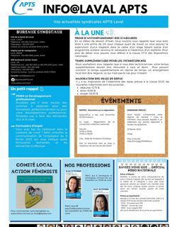 Info@Laval numéro 21 Info@Laval numéro 21