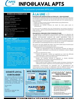 Info@Laval numéro 22 Info@Laval numéro 22