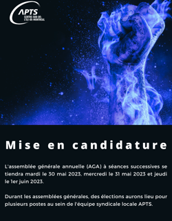 Mise en candidature 2023 Mise en candidature 2023