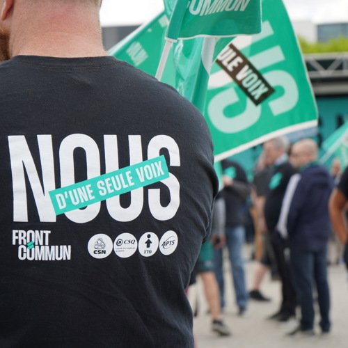 Négociations du secteur public | Indigné, le Front commun intensifie les moyens de pression - APTS Négociations du secteur public | Indigné, le Front commun intensifie les moyens de pression - APTS