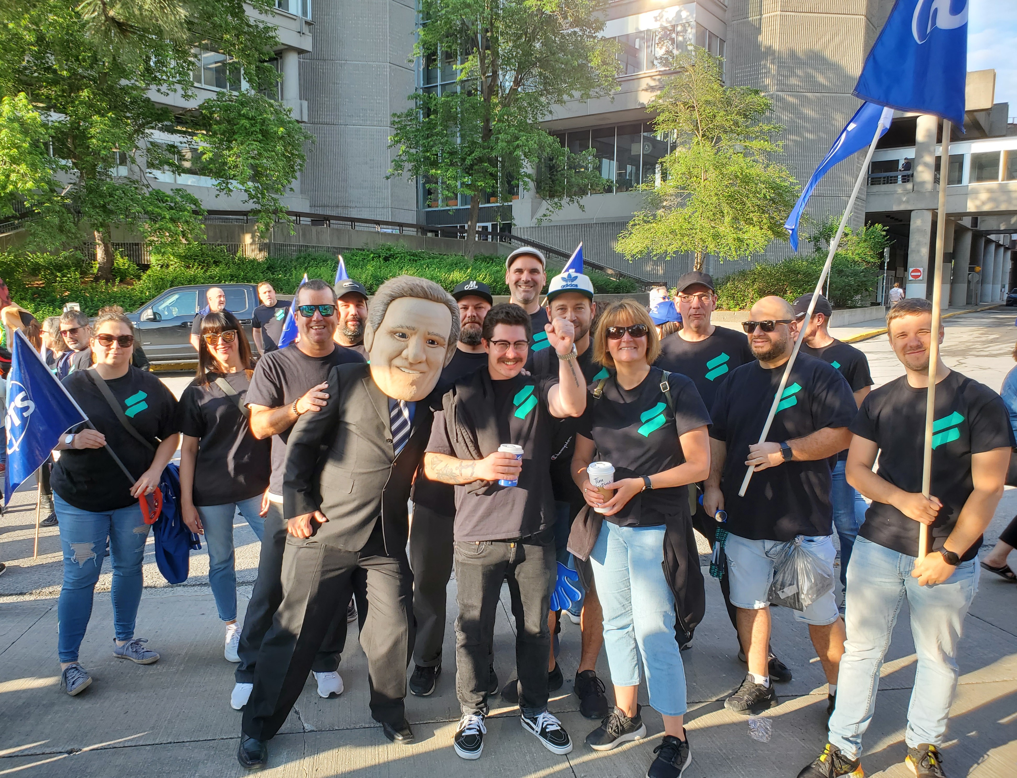 15.06.2023 Manifestation à Gatineau | Centre-Sud-de-l'Ìle-de-Montréal - APTS