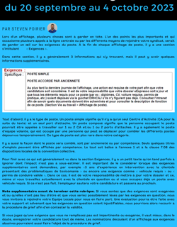 Guide Période d'affichage interne  Guide Période d'affichage interne