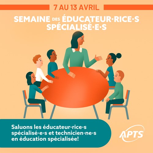 Image Semaine des éducateurs et éducatrices spécialisé·e·s - Du 7 au 13 avril 2024