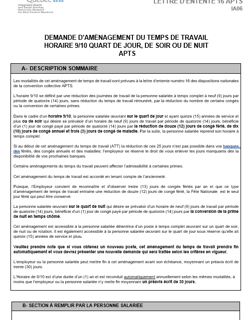 Demande Horaire 9-10 quart de jour, de soir ou de nuit