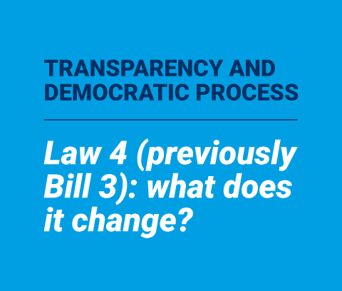 Law 4 (Bill 3): what does it change?