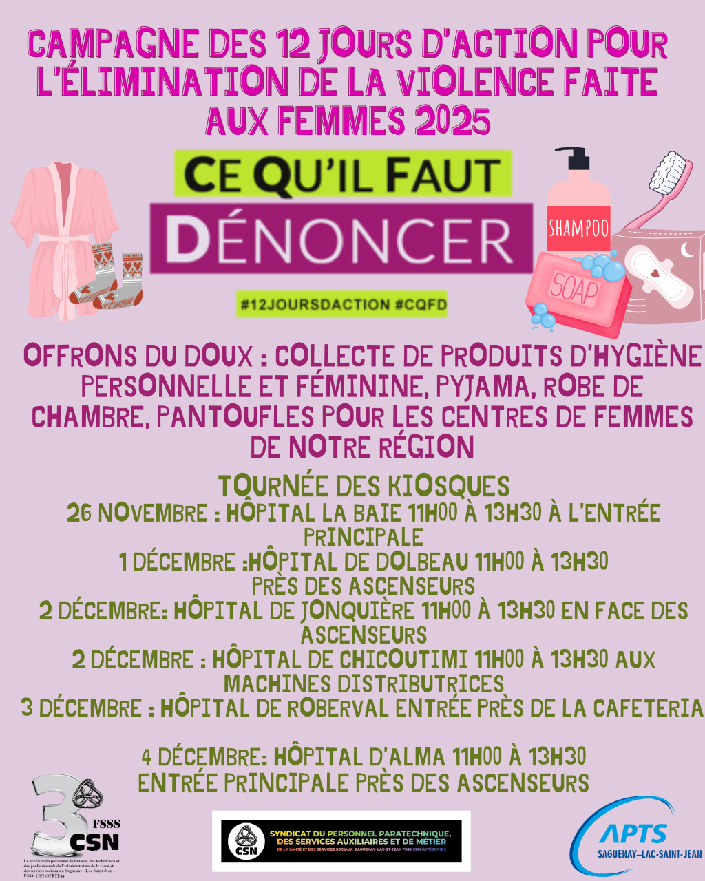 Événement du 24.11.2025 - CIUSSS Saguenay-Lac-St-Jean