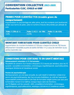 Convention collective 2023-2028- Particularité CLSC-CHSLD Convention collective 2023-2028- Particularité CLSC-CHSLD
