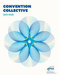 Convention collective nationale 2023-2028 Convention collective nationale 2023-2028