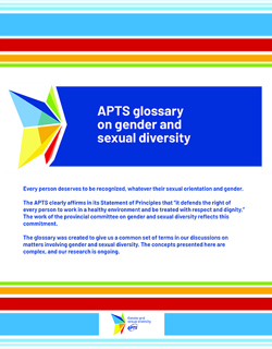 APTS glossary on gender and sexual diversity