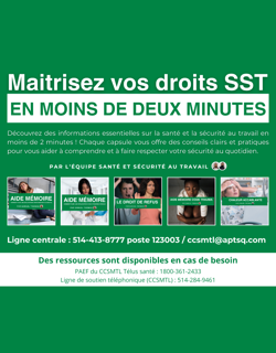 Maîtrisez vos droits SST en moins de deux minutes