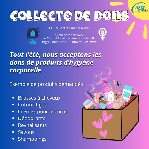 Collecte de dons  - APTS