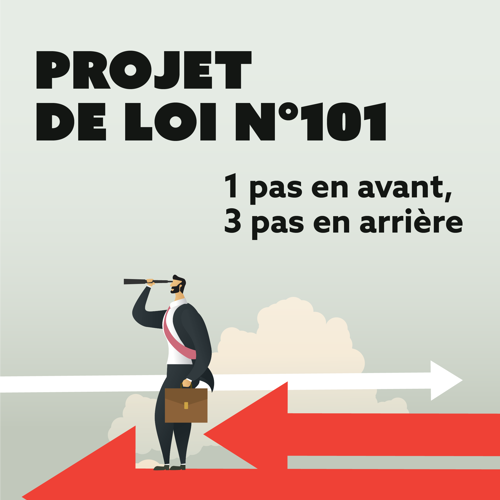 Projet de loi n° 101 | Un pas en avant pour les relations de travail, trois pas en arrière pour la santé et la sécurité - APTS Projet de loi n° 101 | Un pas en avant pour les relations de travail, trois pas en arrière pour la santé et la sécurité - APTS