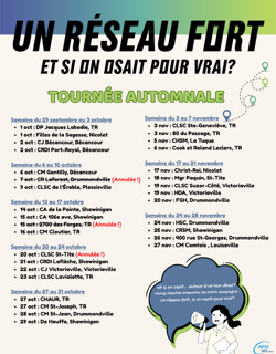 Tournée automnale