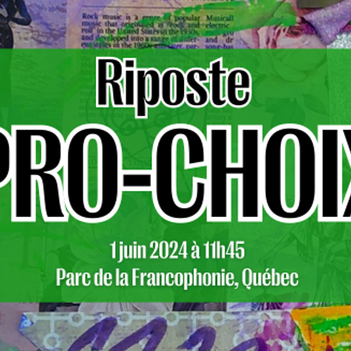 1er Juin - Manifestation PRO-CHOIX - APTS