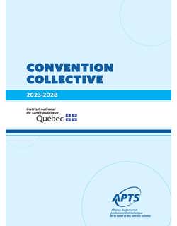 Convention collective de l’INSPQ Convention collective de l’INSPQ