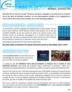 Journal L'info 8e édition - Novembre 2024 Journal L'info 8e édition - Novembre 2024