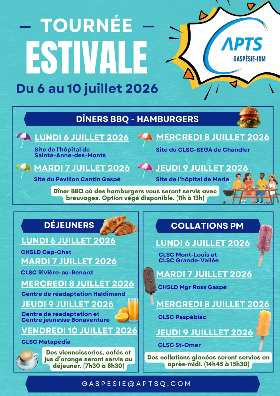 Événement du 06.07.2026 - CISSS Gaspésie