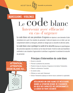 Aide-mémoire: Code blanc